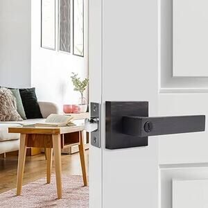 New Golingda Bathroom Door Lock w/ Heavy Duty Door Lever / Brushed Bronze